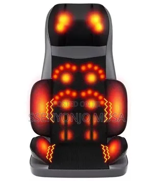 MDHL Heated Car Seat Massager Chair Cushion With Remote Control - Grey