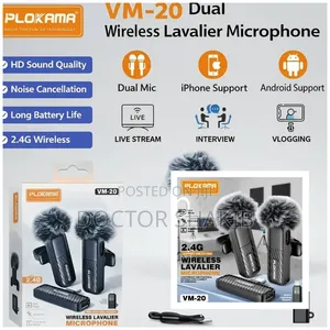 Plokama VM-20 Wireless Lavalier Microphone System