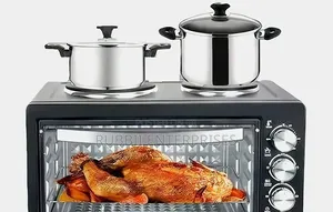 55 Litres Hoffmans Mini Oven With Hotplates