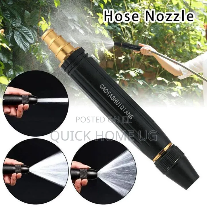 Versatile High-Pressure Hose Spray Nozzle Adjustable