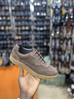Caterpillar CAT Brown Leather Casual Sneakers