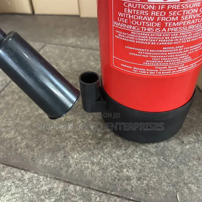Safety Plus 4KG ABC Powder Fire Extinguisher.