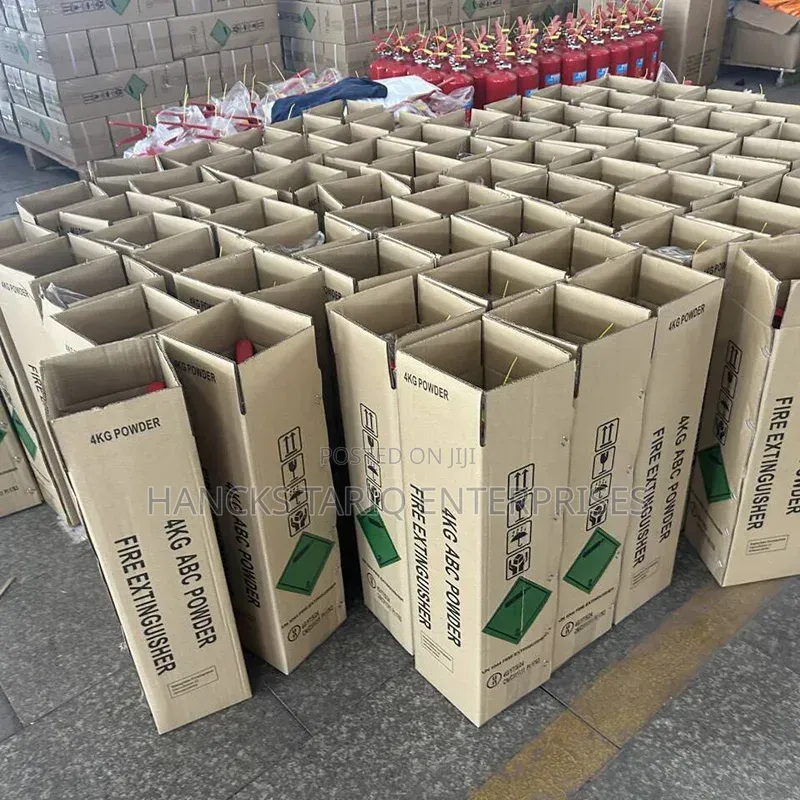 Safety Plus 4KG ABC Powder Fire Extinguisher.