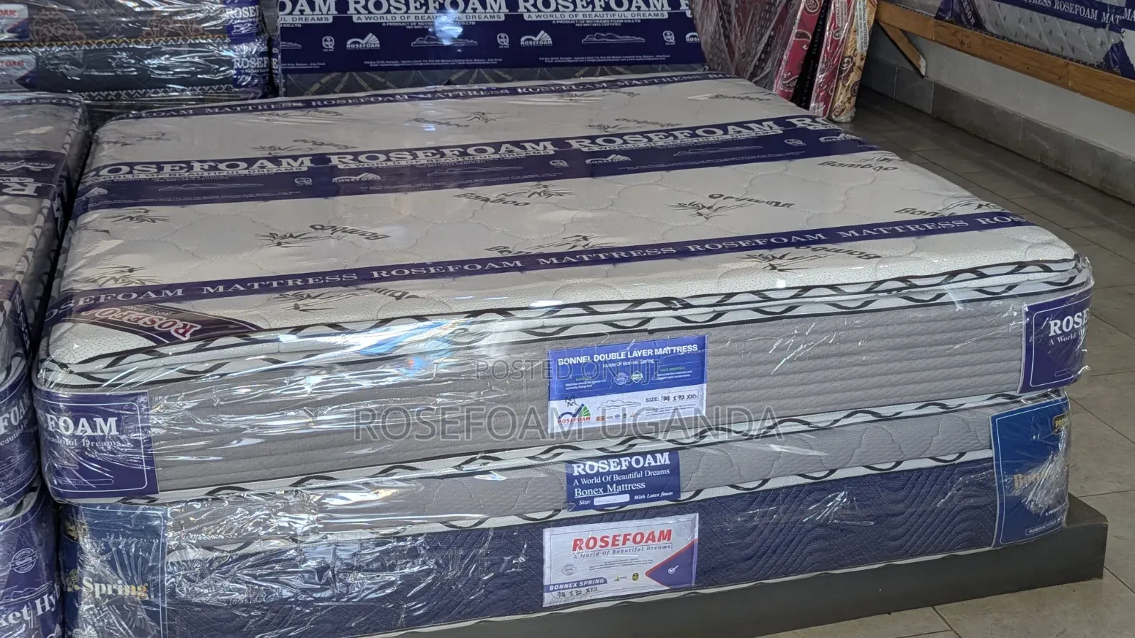 Rosefoam Bonnel Double Layer