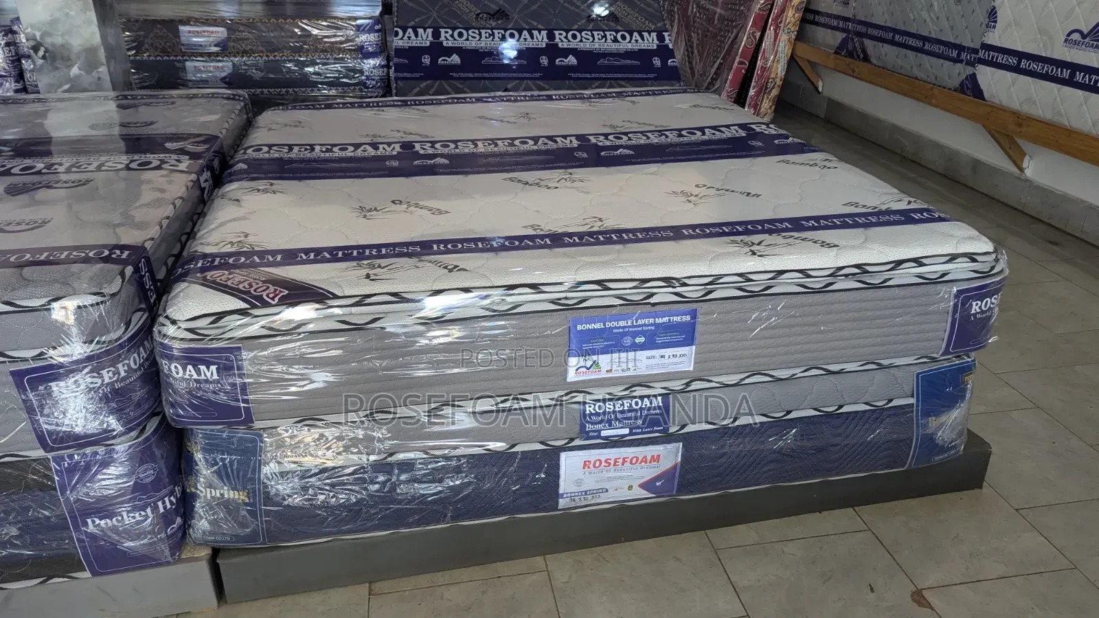 Rosefoam Bonnel Double Layer