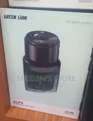 Green Lion 2-in-1 Fragrance Air Diffuser for Cars and Home Use.