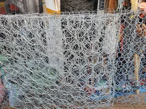 Gabion/Wire Mesh Cages Double-Twisted Hexagonal Steel Wire Baskets