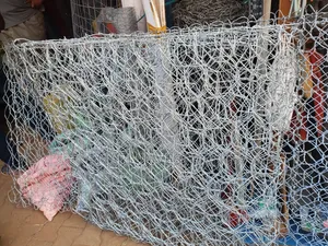 Gabion/Wire Mesh Cages Double-Twisted Hexagonal Steel Wire Baskets