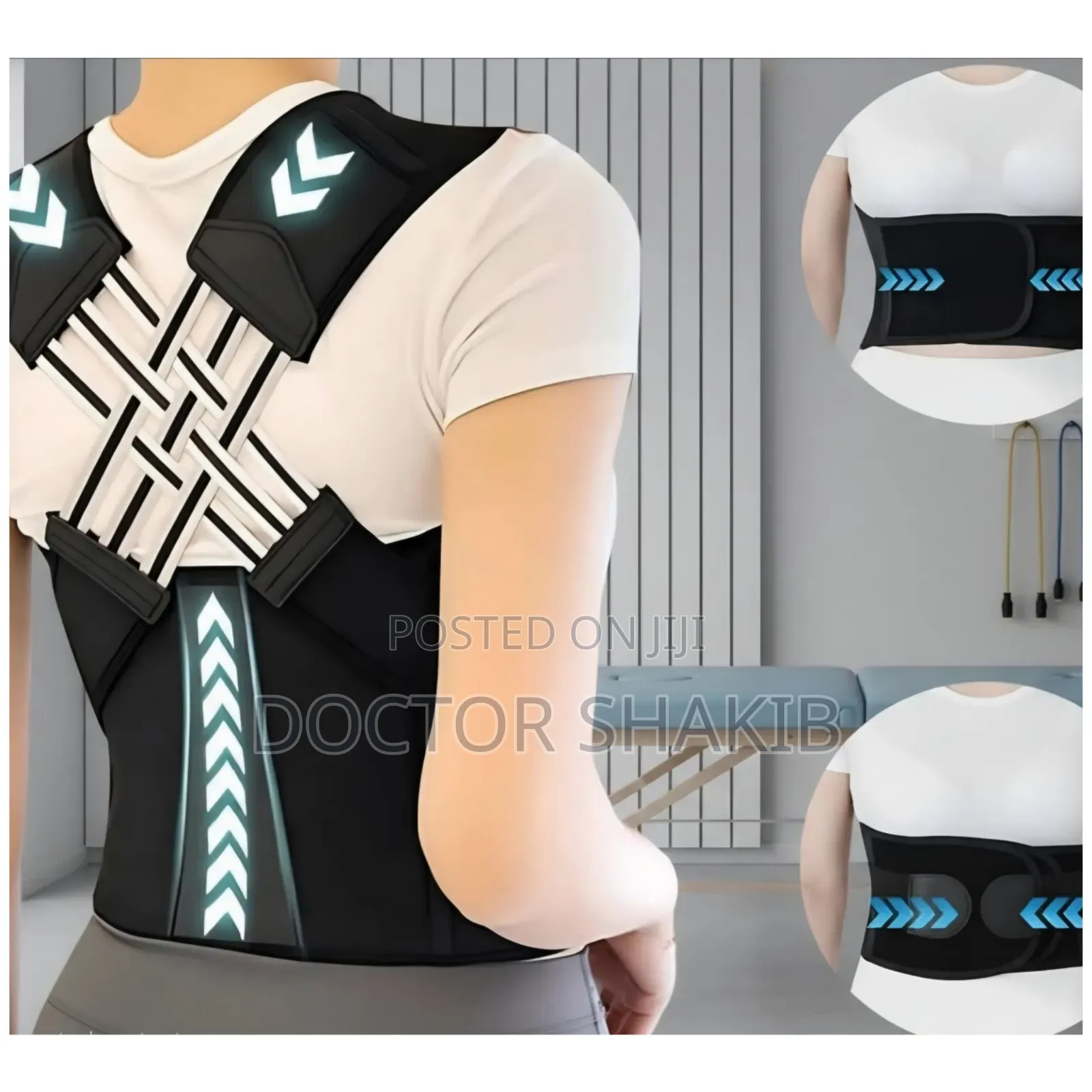 Back Brace Posture Corrector-Bla
