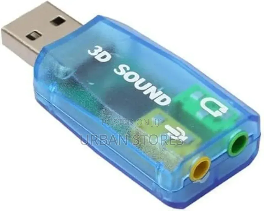 USB Sound Card 3d Transparent for External Sound Card
