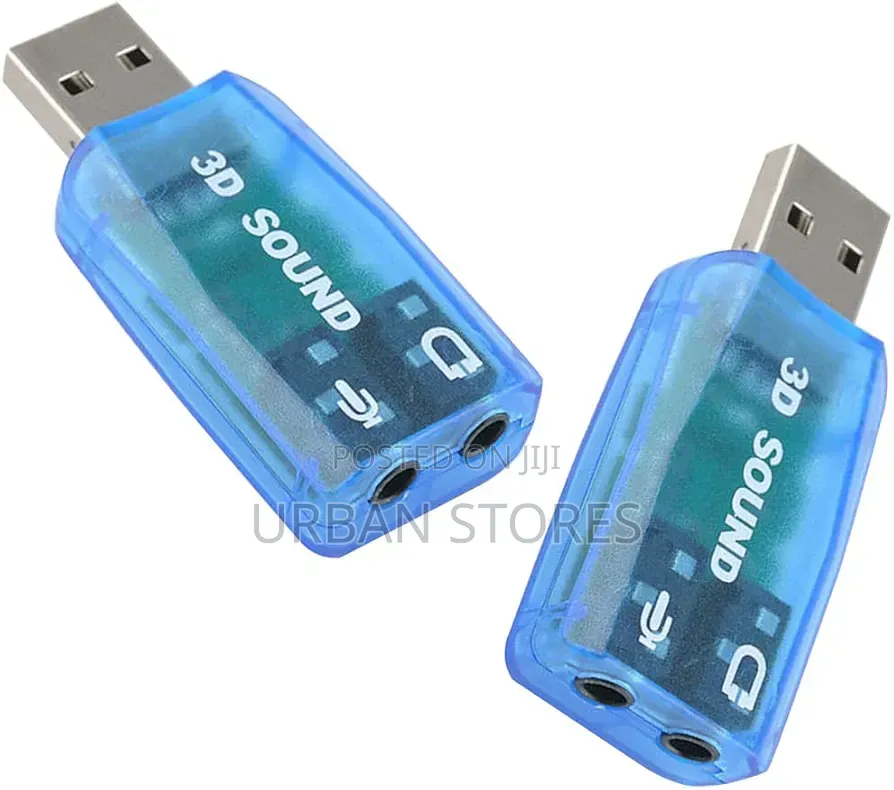 USB Sound Card 3d Transparent for External Sound Card