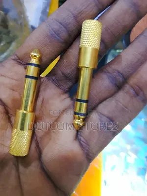 2pcs 6.35mm Male to 3.5mm Female Stereo Headphone Adapter
