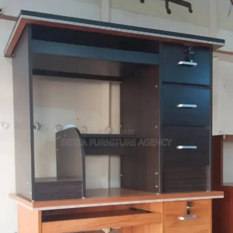 1 Meter Computer Table With Full Drawers