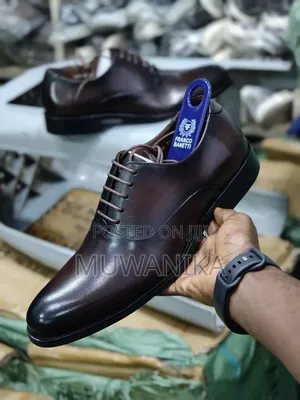 Men's Leather Shoe Branded by Clarcks Home-Brown Colour