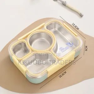 Stainless Steel Bento-Style Lunch Box