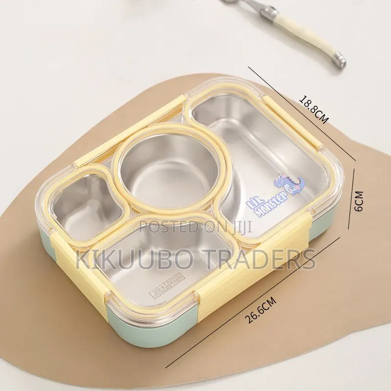 Stainless Steel Bento-Style Lunch Box