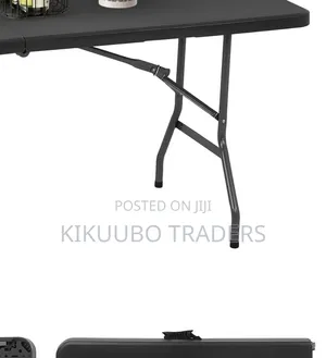Folding Table | Black | Portable Plastic Table