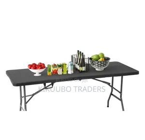 Folding Table | Black | Portable Plastic Table