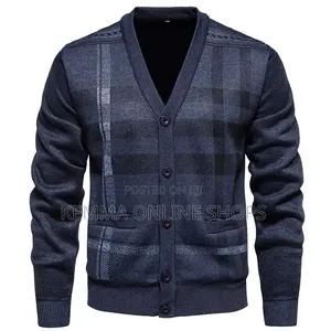 Vneck Button Closure Sweaters