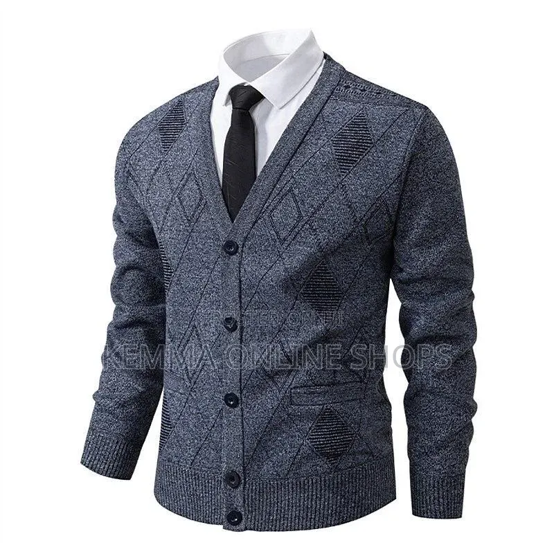 Vneck Button Closure Sweaters