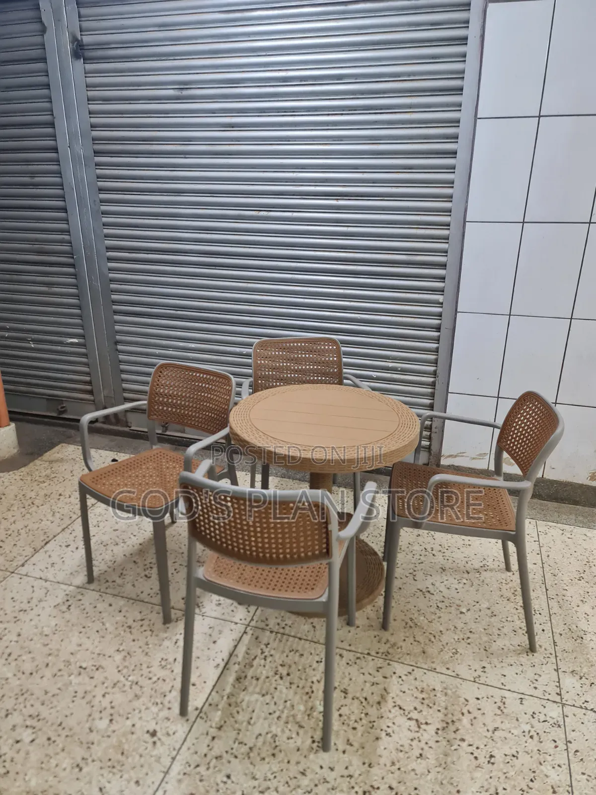 Full Set of Plastic Table and Chairs Plastic Table and Chairs