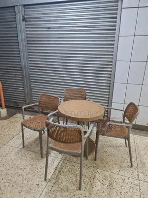 Full Set of Plastic Table and Chairs Plastic Table and Chairs