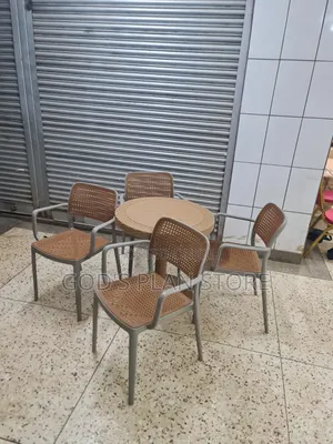 Full Set of Plastic Table and Chairs Plastic Table and Chairs