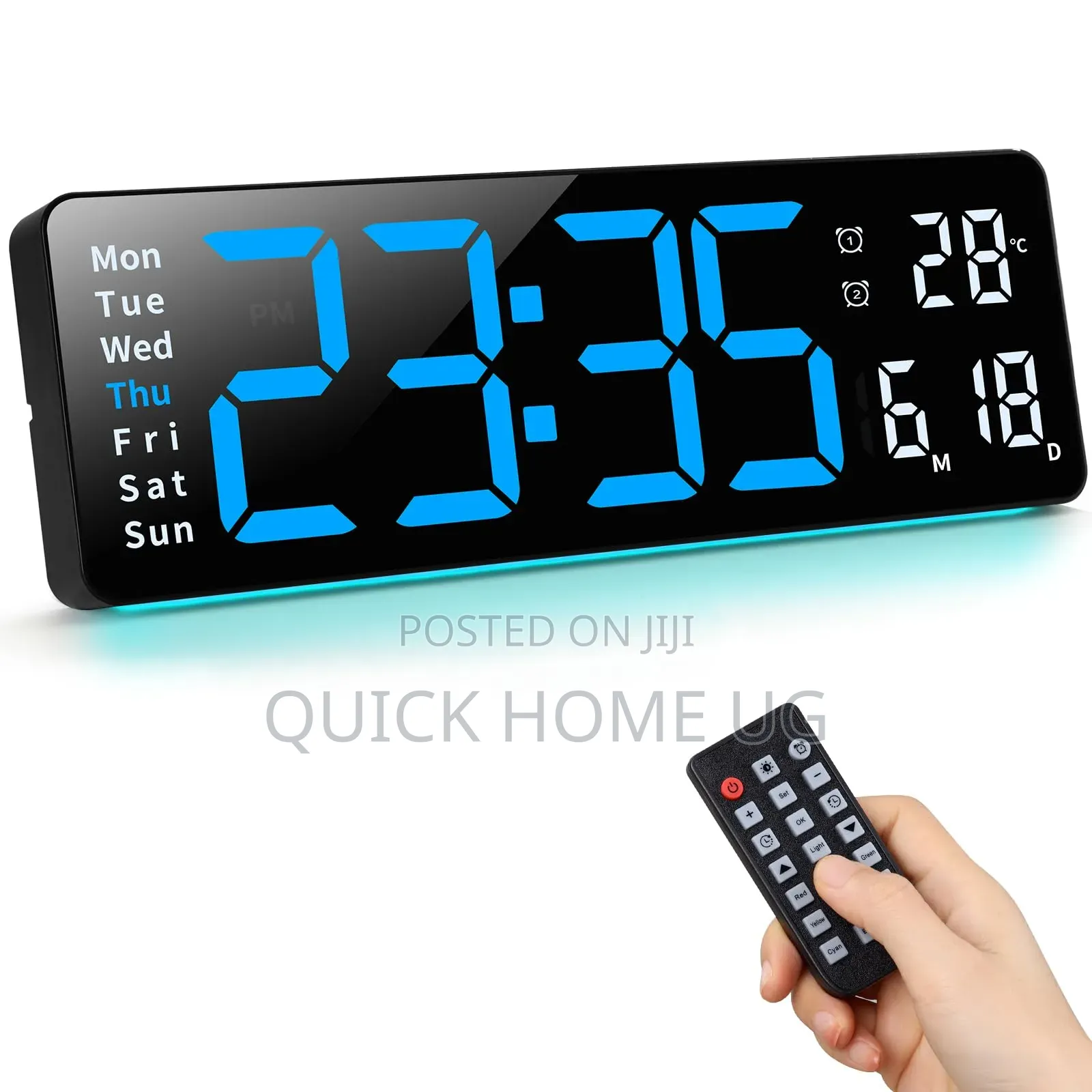 Digital Wall Clock, Digital Clock Led Large Display