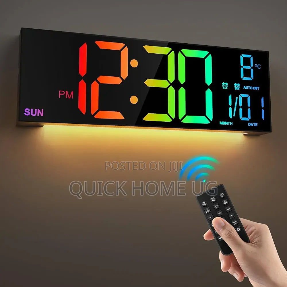 Digital Wall Clock, Digital Clock Led Large Display