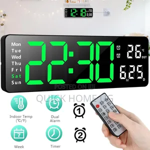 Digital Wall Clock, Digital Clock Led Large Display