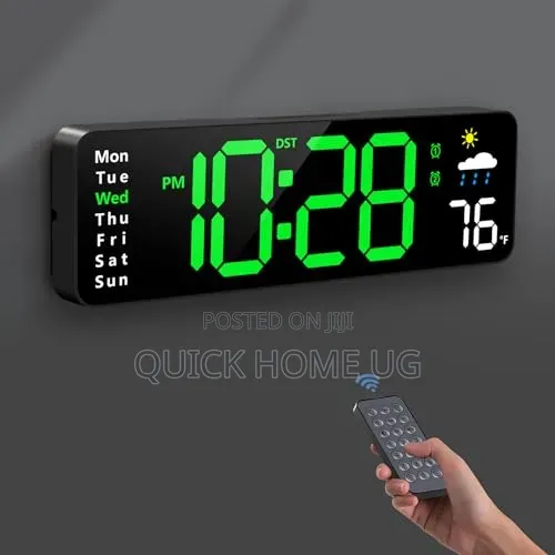 Digital Wall Clock, Digital Clock Led Large Display