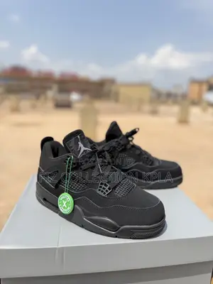 Nike Air Jordan 4 Black Cat Casual Sneakers