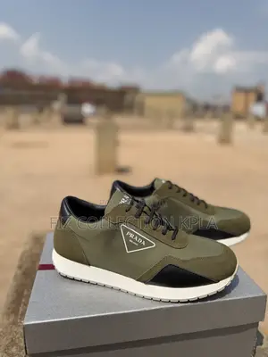 Prada Prax 01 Re-Nylon Khaki Casual Sneaker