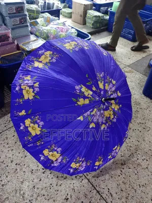 Floral Satin Umbrella