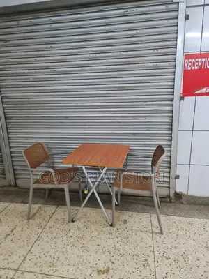 European Style X Shaped Reading Table and Chairs Reading and 2 Chairs