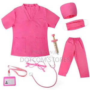 8 PCS Kids Doctor Costume Set