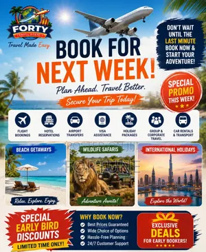 Book Your Next Week Tour