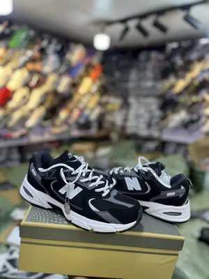 New Balance 530 Black Silver Casual Sneakers