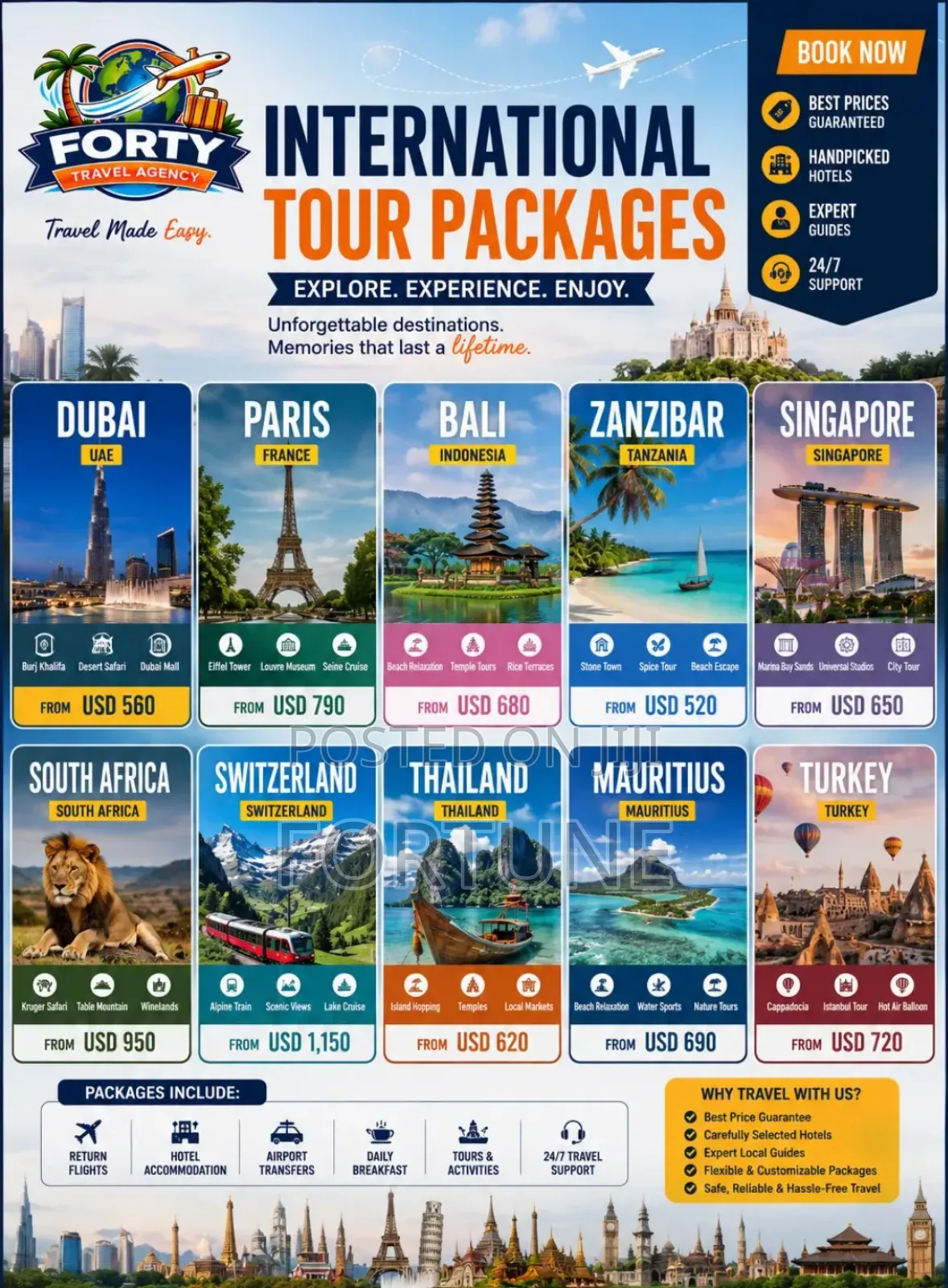 International Tours Packages