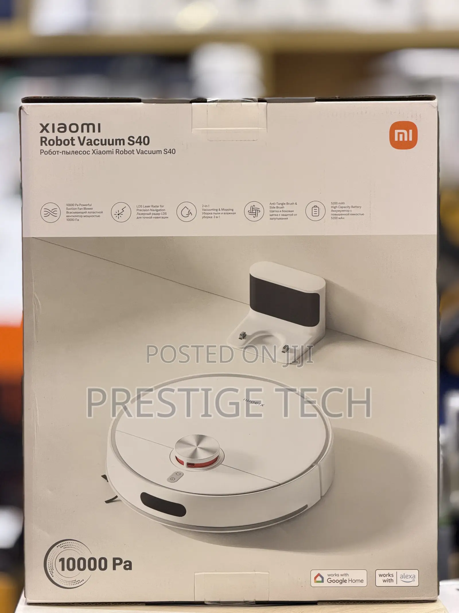 Xiaomi Robot Vacuum Cleaner S40 Smart Laser Navigation Robot Mop
