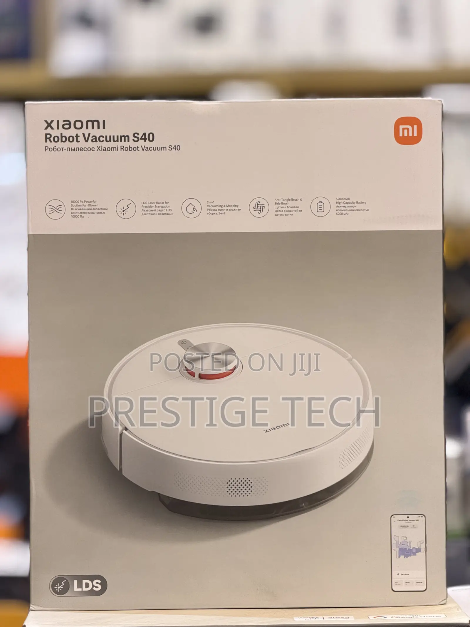 Xiaomi Robot Vacuum Cleaner S40 Smart Laser Navigation Robot Mop