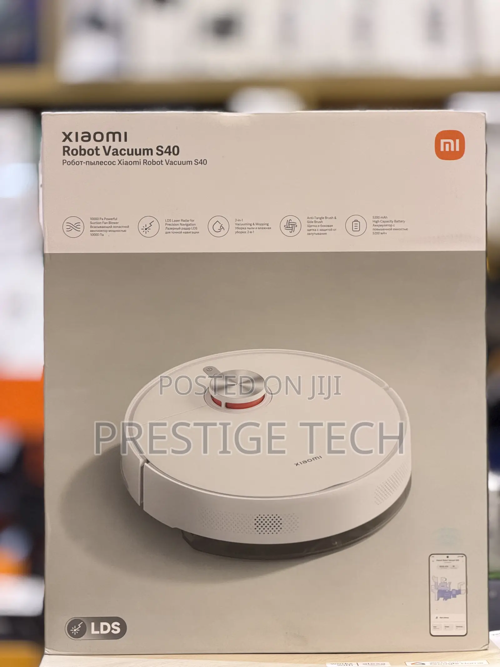 Xiaomi Robot Vacuum Cleaner S40 Smart Laser Navigation Robot Mop
