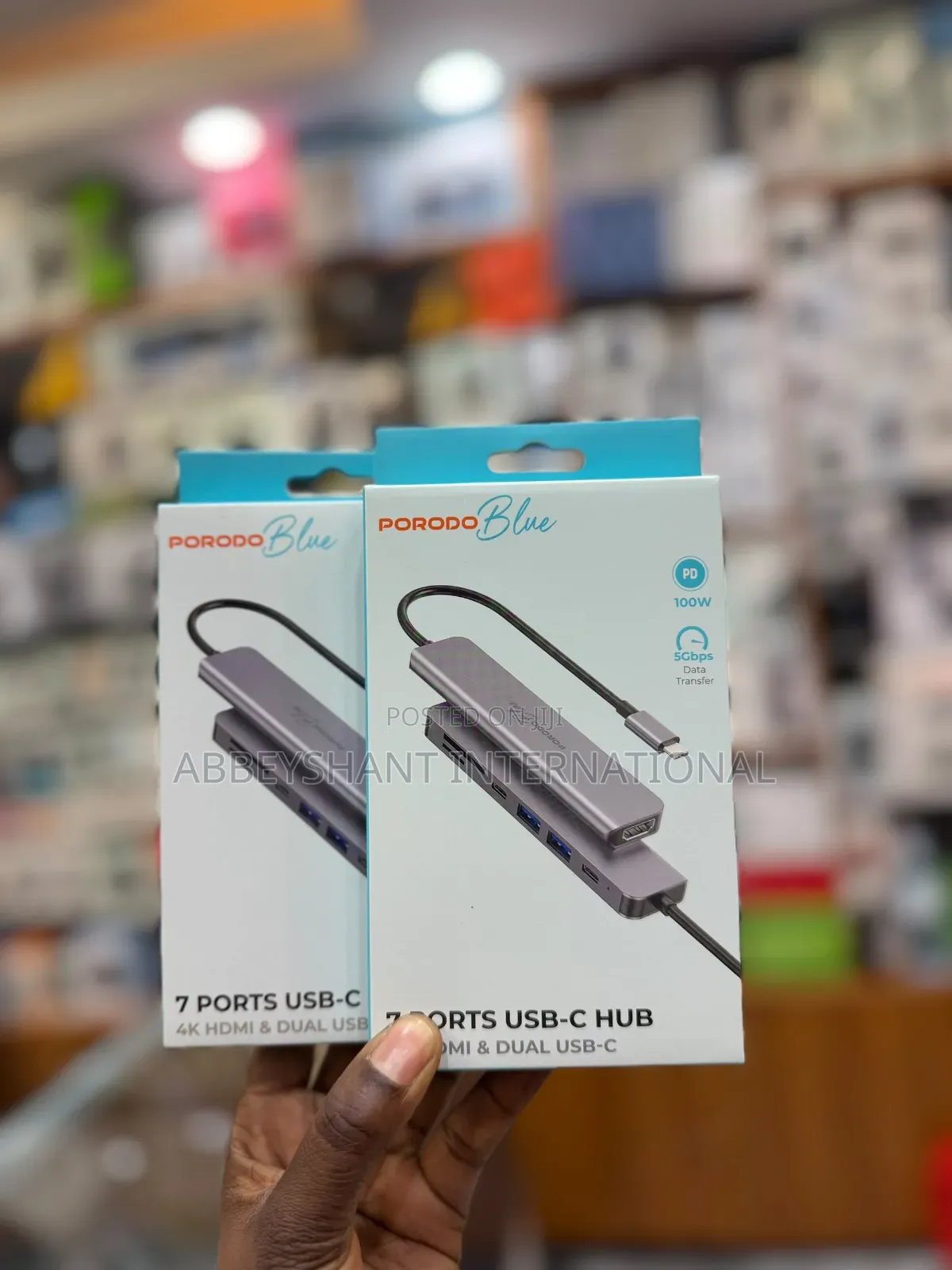 7-in-1 USB-C Hub/ HDMI Port, Two USB-A Ports