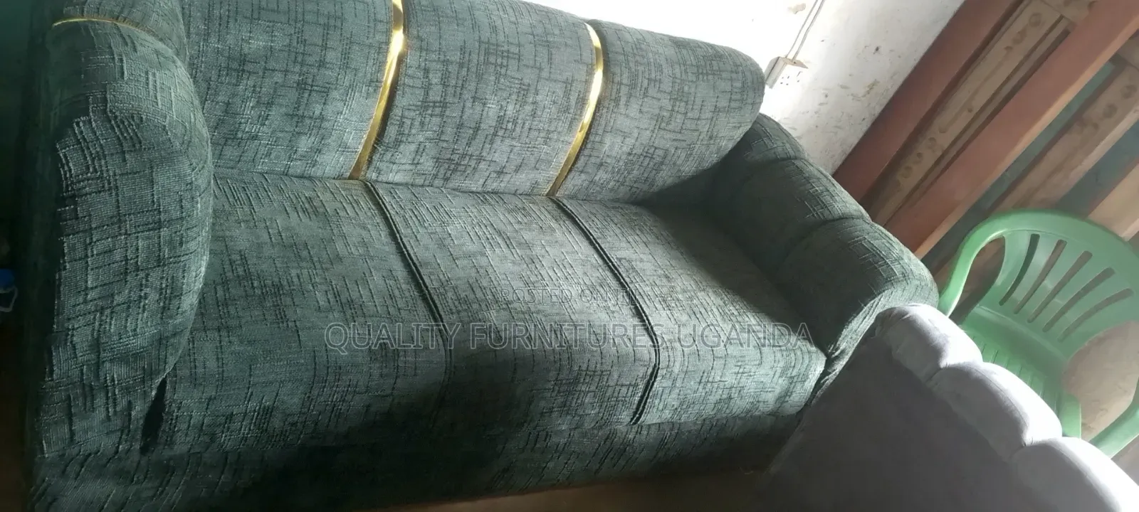 Golden Strips 3 Seater Sofa