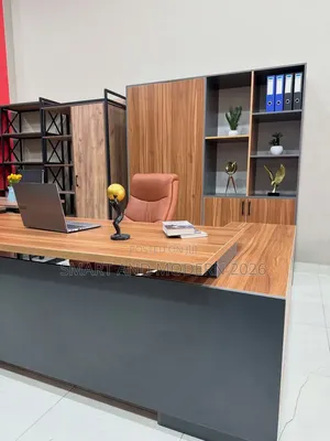 Office Desk /Workstation /Reading L Table/ Brown Office Table/