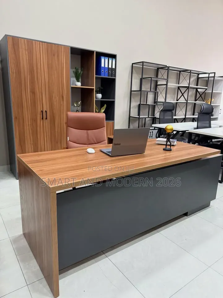Office Desk /Workstation /Reading L Table/ Brown Office Table/