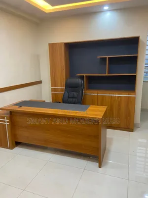 80'' Large L-Shaped/ Desk With /55'' Drawers /CabinetOffice Desk