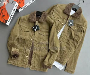 Woolen Jean Jacket Brown