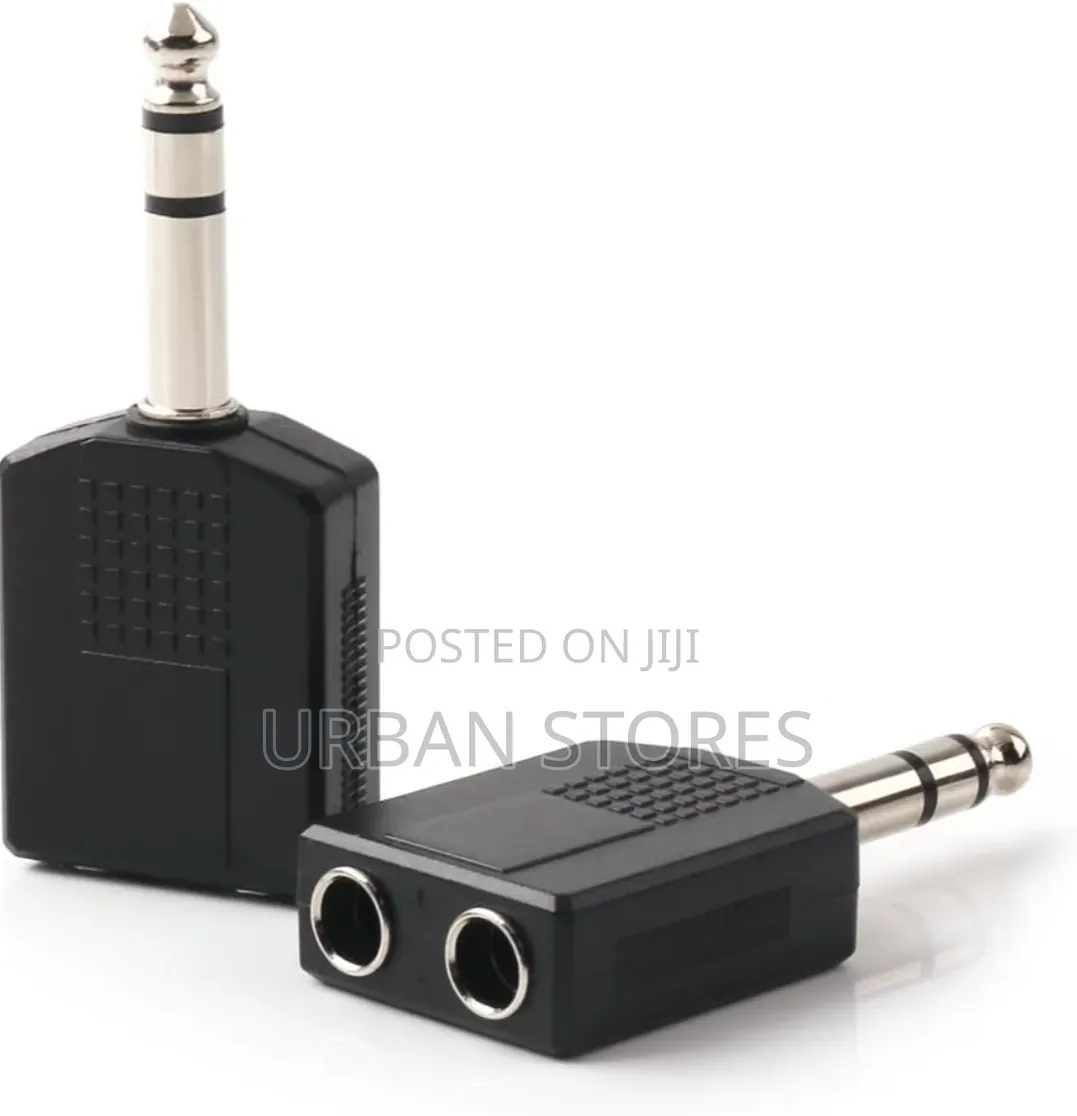 6.35mm Stereo Audio Splitter Adapter