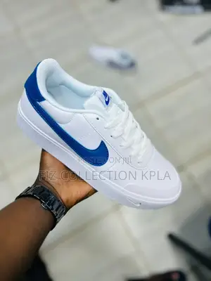 Nike Court Shot White/Blue Casual Sneakers